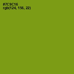 #7C9C16 - Trendy Green Color Image