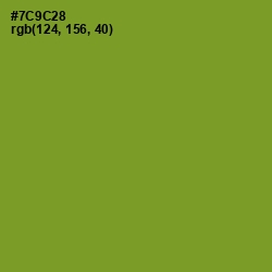 #7C9C28 - Wasabi Color Image