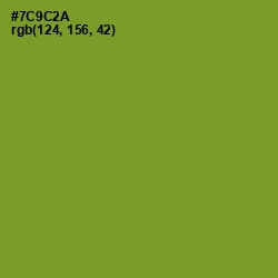 #7C9C2A - Wasabi Color Image