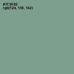 #7C9F8E - Oxley Color Image