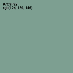 #7C9F92 - Oxley Color Image