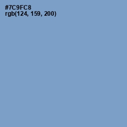 #7C9FC8 - Danube Color Image