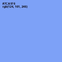 #7CA1F6 - Cornflower Blue Color Image