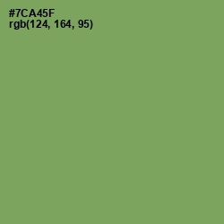 #7CA45F - Asparagus Color Image