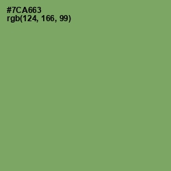 #7CA663 - Fern Color Image