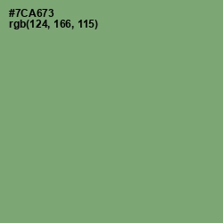 #7CA673 - Fern Color Image