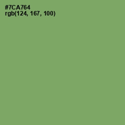 #7CA764 - Fern Color Image