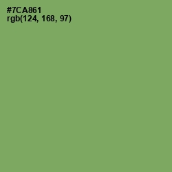 #7CA861 - Fern Color Image