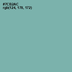 #7CB2AC - Acapulco Color Image