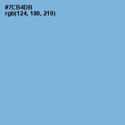 #7CB4DB - Cornflower Blue Color Image