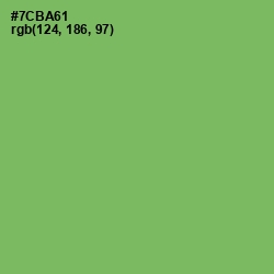 #7CBA61 - Fern Color Image