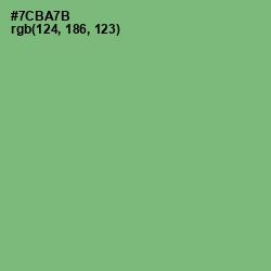 #7CBA7B - Fern Color Image