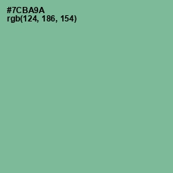 #7CBA9A - Bay Leaf Color Image