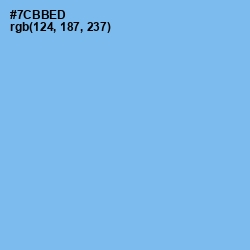 #7CBBED - Cornflower Blue Color Image