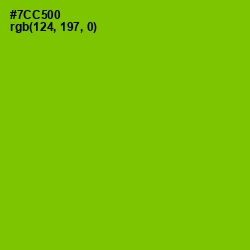 #7CC500 - Chartreuse Color Image