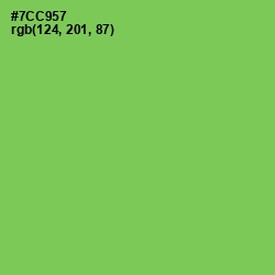#7CC957 - Mantis Color Image