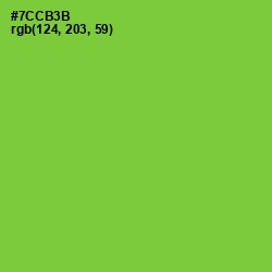 #7CCB3B - Chartreuse Color Image