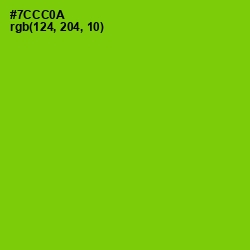 #7CCC0A - Chartreuse Color Image