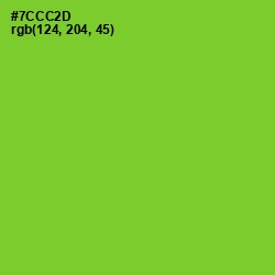 #7CCC2D - Chartreuse Color Image