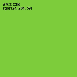 #7CCC3B - Chartreuse Color Image
