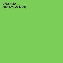 #7CCC5A - Mantis Color Image