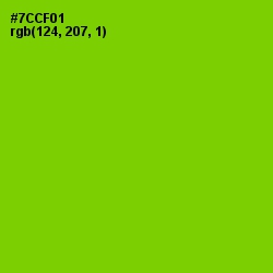 #7CCF01 - Chartreuse Color Image