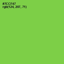 #7CCF47 - Mantis Color Image