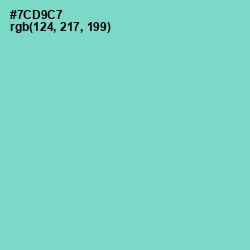 #7CD9C7 - Bermuda Color Image