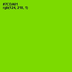 #7CDA01 - Chartreuse Color Image