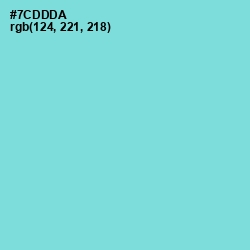 #7CDDDA - Bermuda Color Image