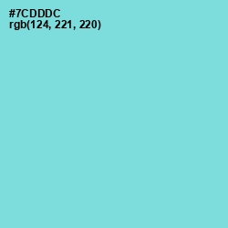 #7CDDDC - Bermuda Color Image