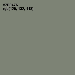 #7D8476 - Xanadu Color Image