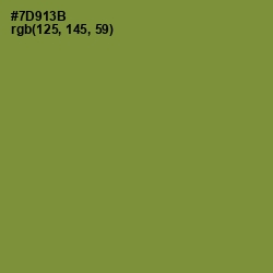 #7D913B - Wasabi Color Image