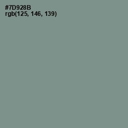 #7D928B - Oxley Color Image