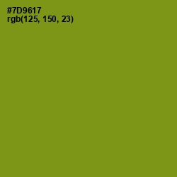 #7D9617 - Trendy Green Color Image