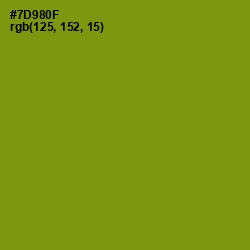 #7D980F - Trendy Green Color Image