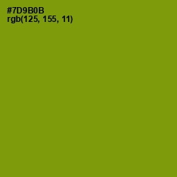 #7D9B0B - Limeade Color Image