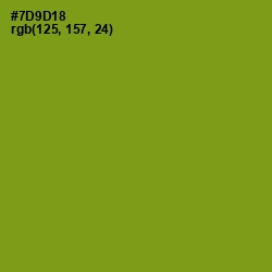 #7D9D18 - Trendy Green Color Image