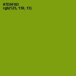#7D9F0D - Limeade Color Image