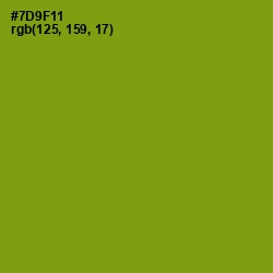 #7D9F11 - Limeade Color Image