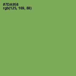 #7DA958 - Asparagus Color Image