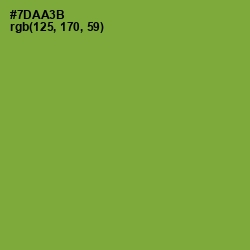 #7DAA3B - Wasabi Color Image