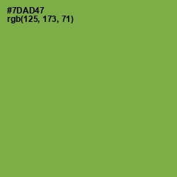 #7DAD47 - Asparagus Color Image