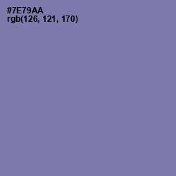 #7E79AA - Deluge Color Image