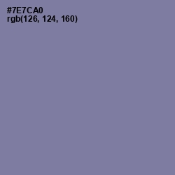 #7E7CA0 - Deluge Color Image