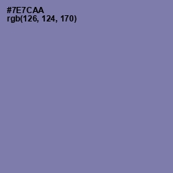 #7E7CAA - Deluge Color Image