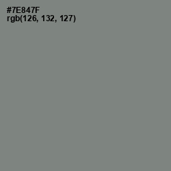 #7E847F - Xanadu Color Image