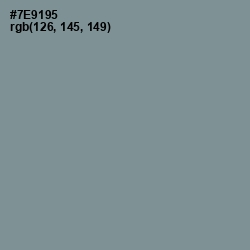 #7E9195 - Juniper Color Image