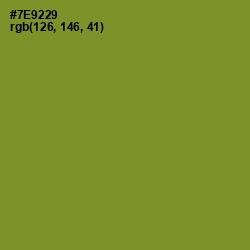 #7E9229 - Wasabi Color Image