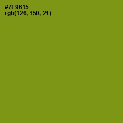 #7E9615 - Trendy Green Color Image